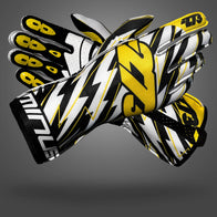 BLITZ Black/White/Yellow - Glove | DASH RACEGEAR