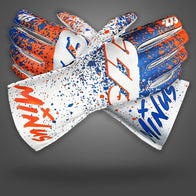 DRIP EVO - Orange/Blue/White - Asymmetric - Glove | DASH RACEGEAR