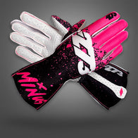 DRIP V3 - Fluo Pink Black/White - Glove | DASH RACEGEAR