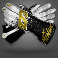 DRIP - Black/White/Gold Asymmetric - Glove | DASH RACEGEAR