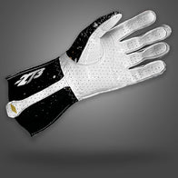 DRIP - Black/White/Gold Asymmetric - Glove | DASH RACEGEAR