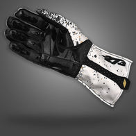 DRIP - Black/White/Gold Asymmetric - Glove | DASH RACEGEAR