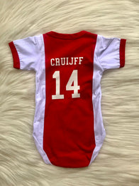 TDK Cruijff 14 AJAX Home soccer jersey baby romper - baby romper image 2