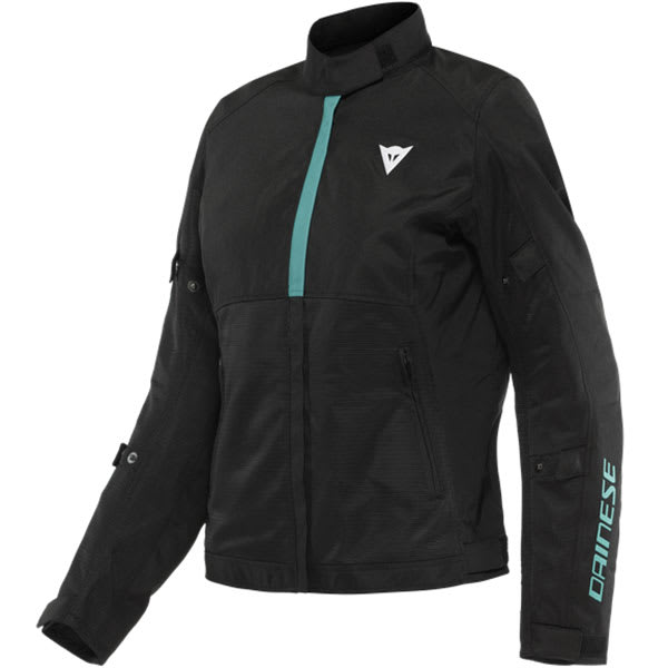 Dainese Ladies Risoluta Air Textile Jacket - Black / Acqua Green by Dainese - clearance motorcycle jacket