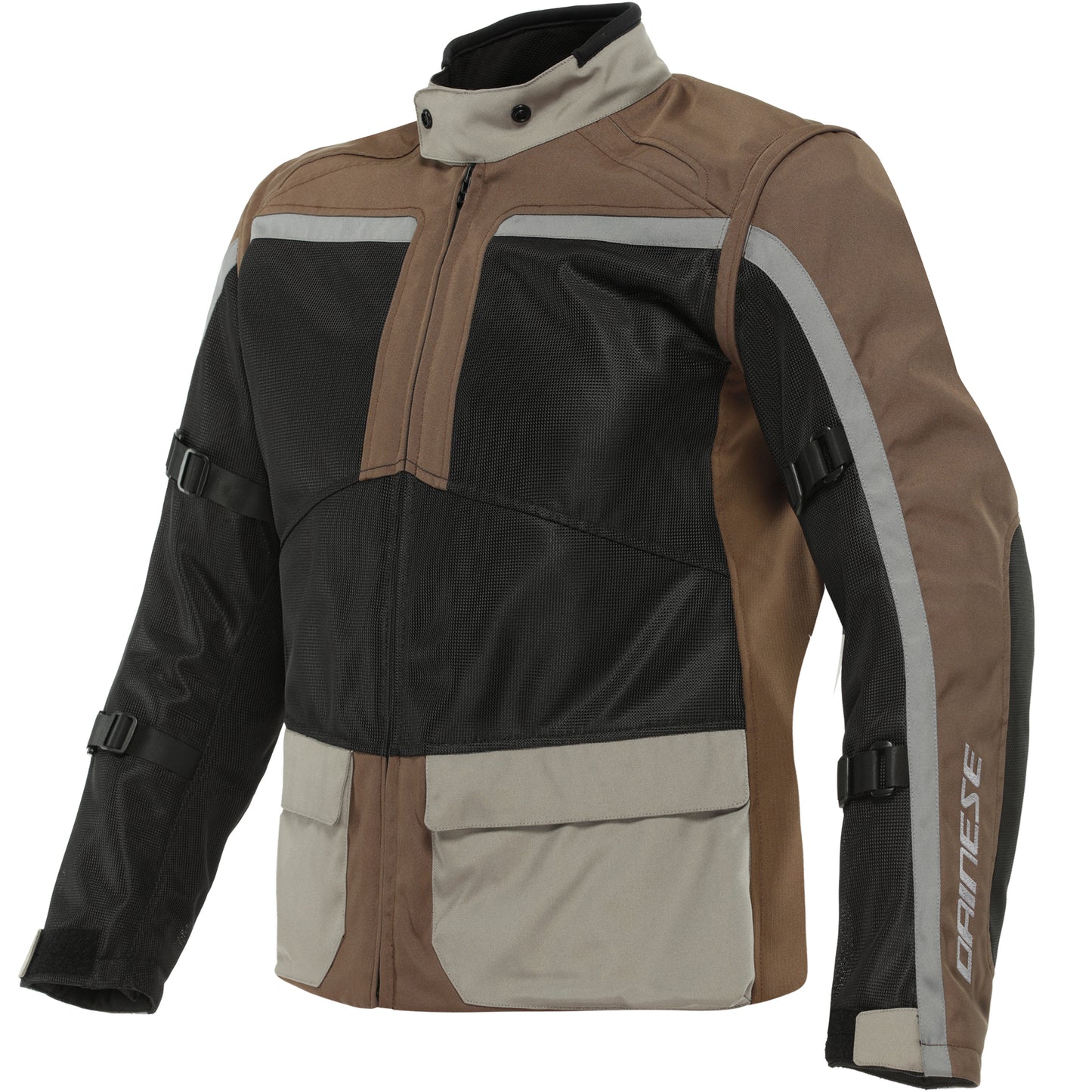 Dainese Outlaw Textile Jacket - Black / Carafe / Walnut / Charcoal by Dainese - clearance motorcycle jacket