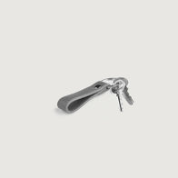 Adkins Grey Leather Keychain by Dash Racegear - unisex Leather Accessories view 4