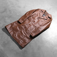 Alexis Brown Single Breasted Leather Coat by Dash Racegear - women Jacket view 7