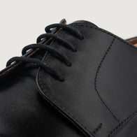 Attorney Derby Black Leather Shoes by Dash Racegear - men Leather Shoes view 4
