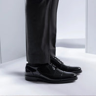 Attorney Derby Black Patent Leather Shoes by Dash Racegear - men Leather Shoes view 7
