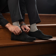 Attorney Derby Black Suede Leather Shoes by Dash Racegear - men Leather Shoes view 10