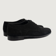 Attorney Derby Black Suede Leather Shoes by Dash Racegear - men Leather Shoes view 4