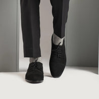 Attorney Derby Black Suede Leather Shoes by Dash Racegear - men Leather Shoes view 7