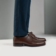 Attorney Derby Brown Leather Shoes by Dash Racegear - men Leather Shoes view 8