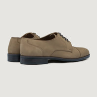 Attorney Derby Brown Nubuck Leather Shoes - StudGuard by Dash Racegear - men Leather Shoes view 4