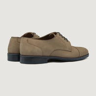 Attorney Derby Brown Nubuck Leather Shoes - StudGuard by Dash Racegear - men Leather Shoes view 4
