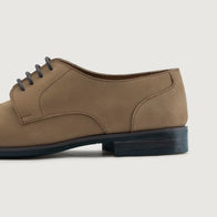 Attorney Derby Brown Nubuck Leather Shoes - StudGuard by Dash Racegear - men Leather Shoes view 5