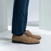 Attorney Derby Brown Nubuck Leather Shoes - StudGuard by Dash Racegear - men Leather Shoes view 7