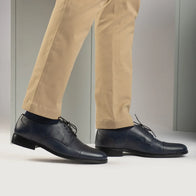 Attorney Derby Midnight Blue Leather Shoes by Dash Racegear - men Leather Shoes view 8