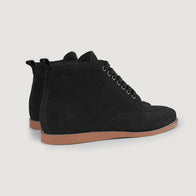 Bearman Moc Toe Black Suede Boots by Dash Racegear - men Leather Shoes view 5