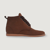 Bearman Moc Toe Pull-up Brown Leather Boots by Dash Racegear - men Leather Shoes view 2