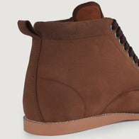 Bearman Moc Toe Pull-up Brown Leather Boots by Dash Racegear - men Leather Shoes view 3