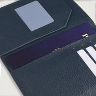 Bernardi Blue Leather Travel Wallet by Dash Racegear - unisex Leather Accessories view 5