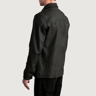 Bronco Tumbled Brown Leather Shirt by Dash Racegear - men Jacket view 6