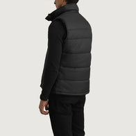 Bryan Black Puffer Vest by Dash Racegear - men Jacket view 5