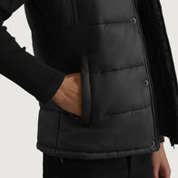 Bryan Black Puffer Vest by Dash Racegear - men Jacket view 6