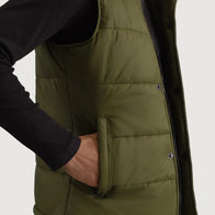 Bryan Green Puffer Vest by Dash Racegear - men Jacket view 6