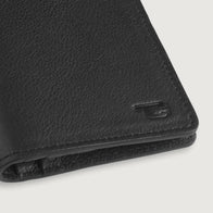 Cameron Black Leather Long Wallet by Dash Racegear - unisex Leather Accessories view 6