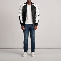 Clarke Black Varsity Jacket by Dash Racegear - men Jacket view 4