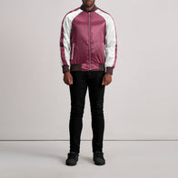 Clarke Maroon Varsity Jacket by Dash Racegear - men Jacket view 4