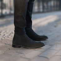 Clarkson Chelsea Black Leather Boots by Dash Racegear - men Leather Shoes view 10