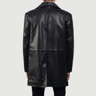 Classmith Black Leather Coat by Dash Racegear - men Jacket view 6