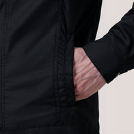 Colberto Black Waxed Canvas Trucker Jacket by Dash Racegear - men Jacket view 6