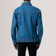 Conard Blue Denim Trucker Jacket by Dash Racegear - men Jacket view 4