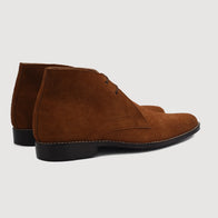 Corry Chukka Brown Suede Leather Boots by Dash Racegear - men Leather Shoes view 4