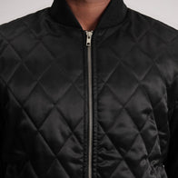 Danson Quilted Black Varsity Jacket by Dash Racegear - men Jacket view 6