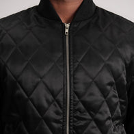 Danson Quilted Black Varsity Jacket by Dash Racegear - men Jacket view 6