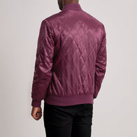 Danson Quilted Maroon Varsity Jacket by Dash Racegear - men Jacket view 5