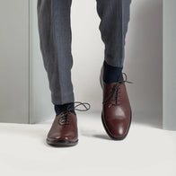 Director Wholecut Maroon Leather Shoes by Dash Racegear - men Leather Shoes view 7