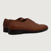 Director Wholecut Tan Leather Shoes by Dash Racegear - men Leather Shoes view 4