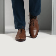 Director Wholecut Tan Leather Shoes by Dash Racegear - men Leather Shoes view 6