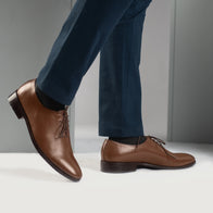 Director Wholecut Tan Leather Shoes by Dash Racegear - men Leather Shoes view 8