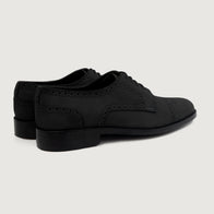 Dirk Brogues Derby Black Nubuck Leather Shoes by Dash Racegear - men Leather Shoes view 4