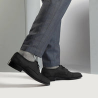 Dirk Brogues Derby Black Nubuck Leather Shoes by Dash Racegear - men Leather Shoes view 8