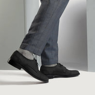 Dirk Brogues Derby Black Nubuck Leather Shoes by Dash Racegear - men Leather Shoes view 8
