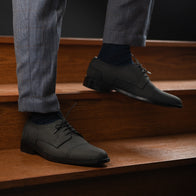 Dirk Brogues Derby Black Nubuck Leather Shoes by Dash Racegear - men Leather Shoes view 9