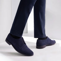 Dirk Brogues Derby Blue Suede Leather Shoes - StudGuard by Dash Racegear - men Leather Shoes view 8